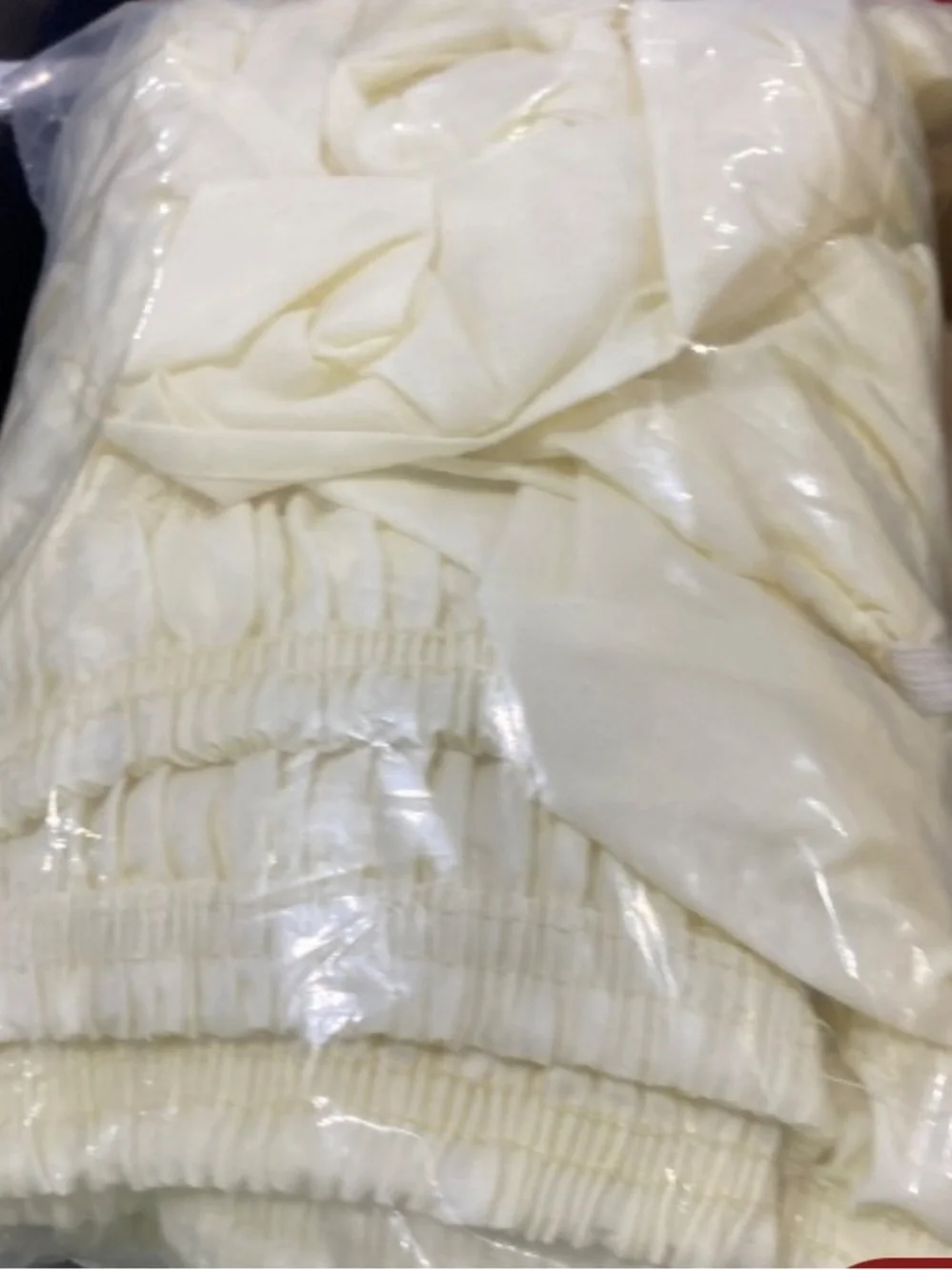 QUEEN Wrap Around Bed Skirt Dust Ruffle 14” Drop Cotton/Polyester - LIGHT YELLOW